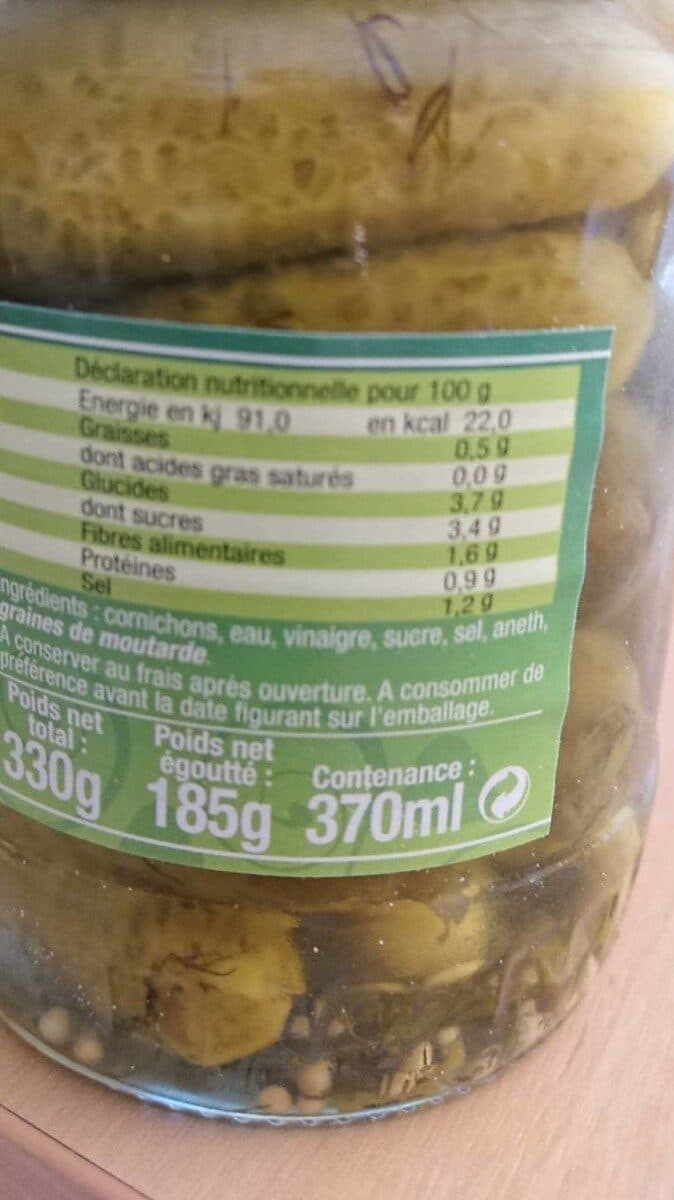 Alélor Cornichons aigres doux ALELOR packshot
