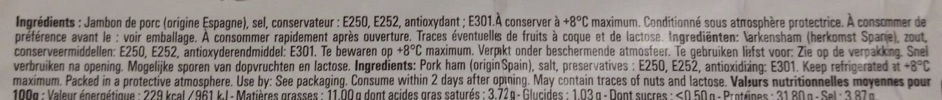 Bastides Salaisons Jambon Serrano packshot