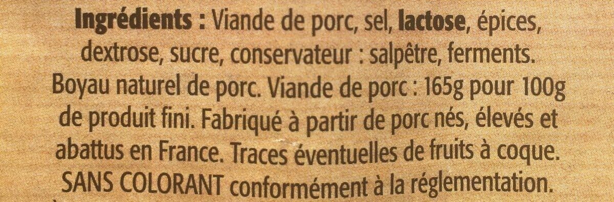 Au Pays Des Bastides Saucisse Sèche Supérieure Label Rouge Au Pays Des Bastides packshot