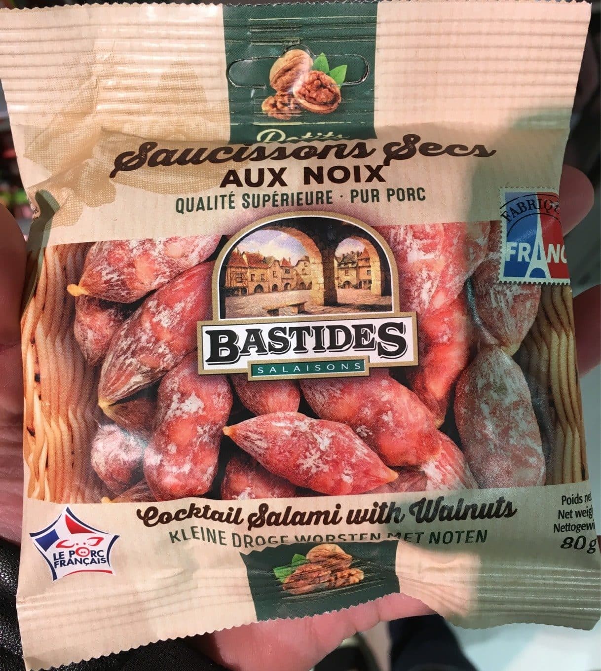 Bastides Salaisons Grelots Aux Noix 80 GR Bastides packshot