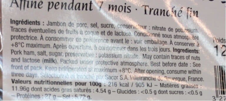 Leclerc Jambon de savoie packshot