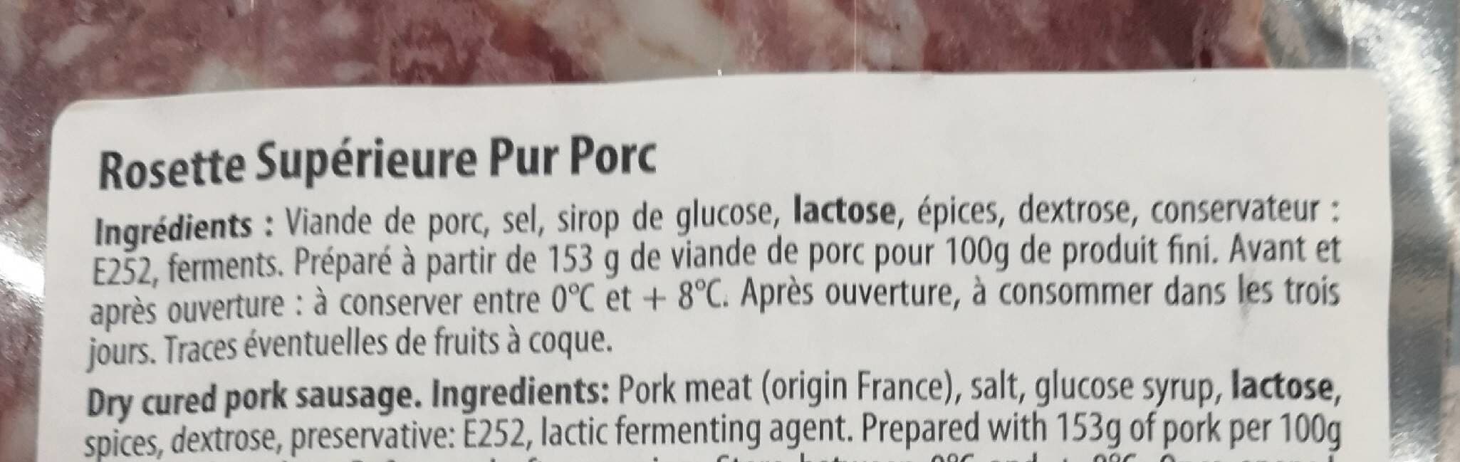 Open Food Facts Saucisson Sec packshot