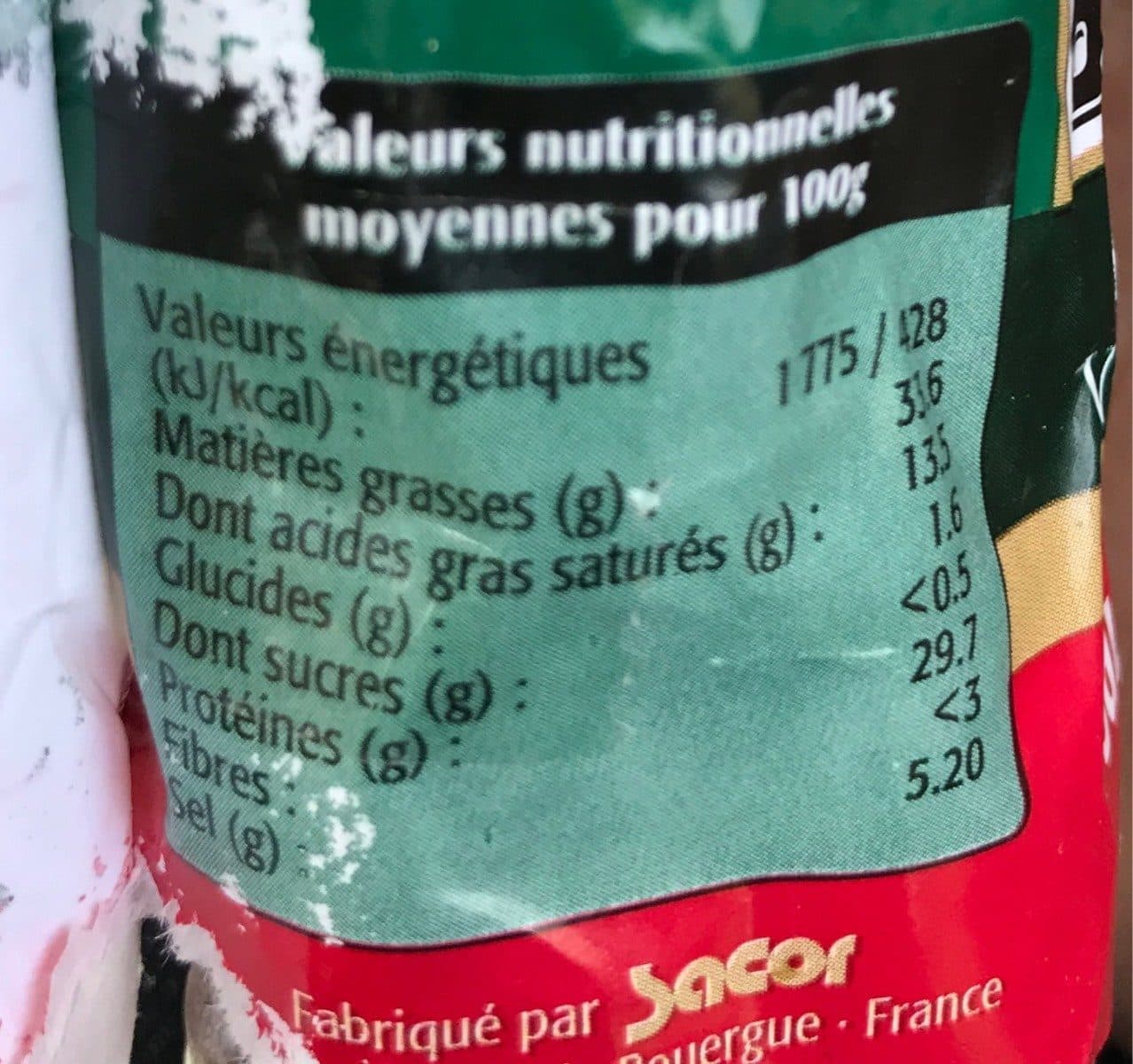 Open Food Facts saucisson sec packshot