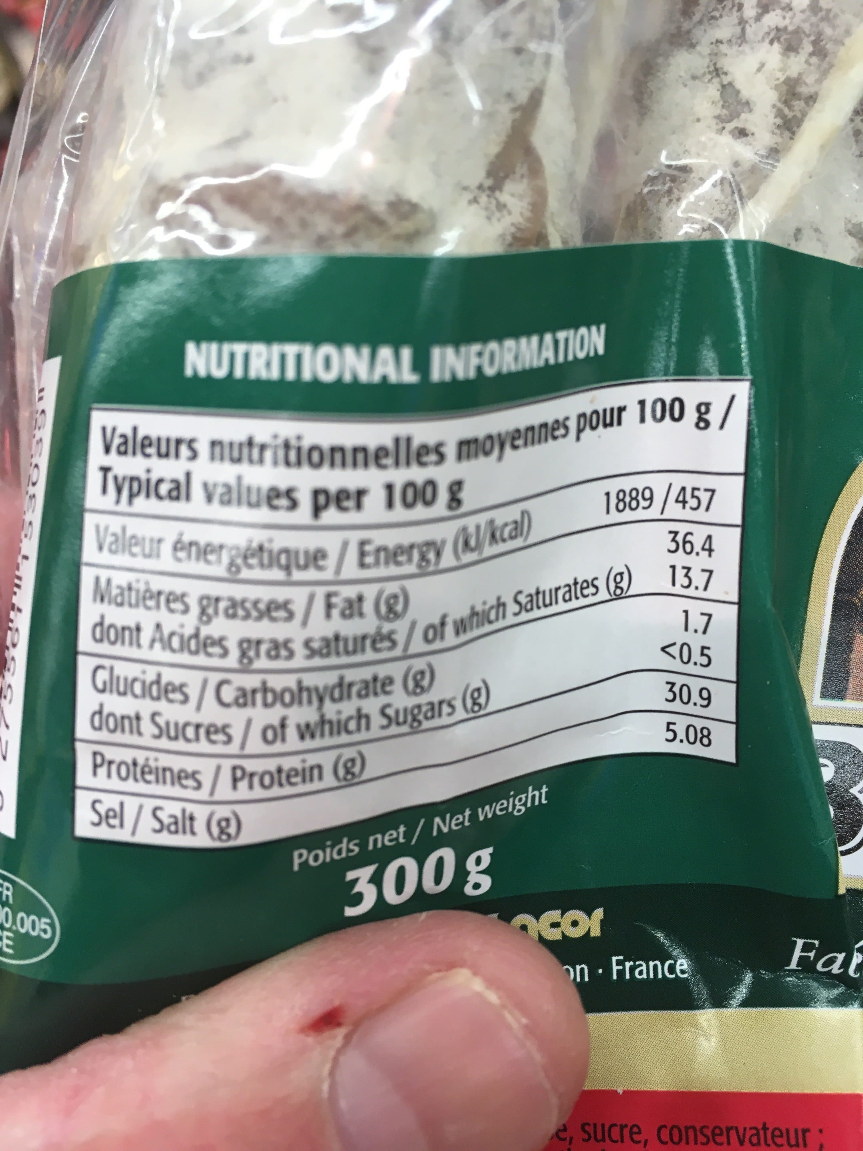 Au pays des bastides SAUCISSE SECHE SUP COURBE packshot