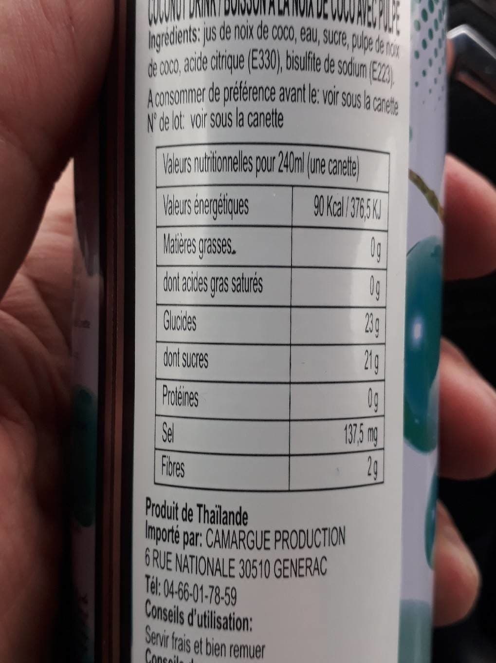 Bliss Coconut drink packshot