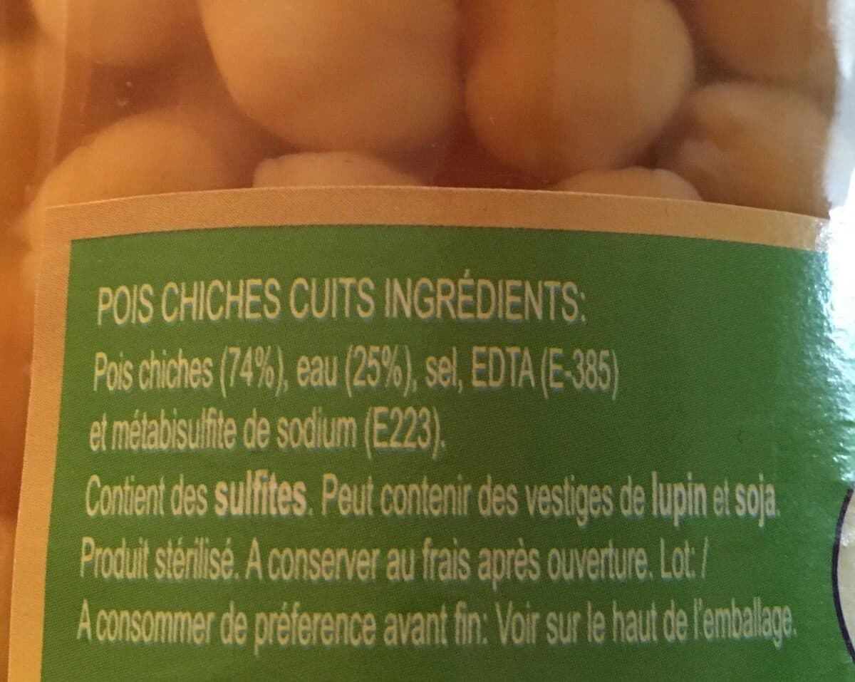 Open Food Facts Pois Chiches packshot