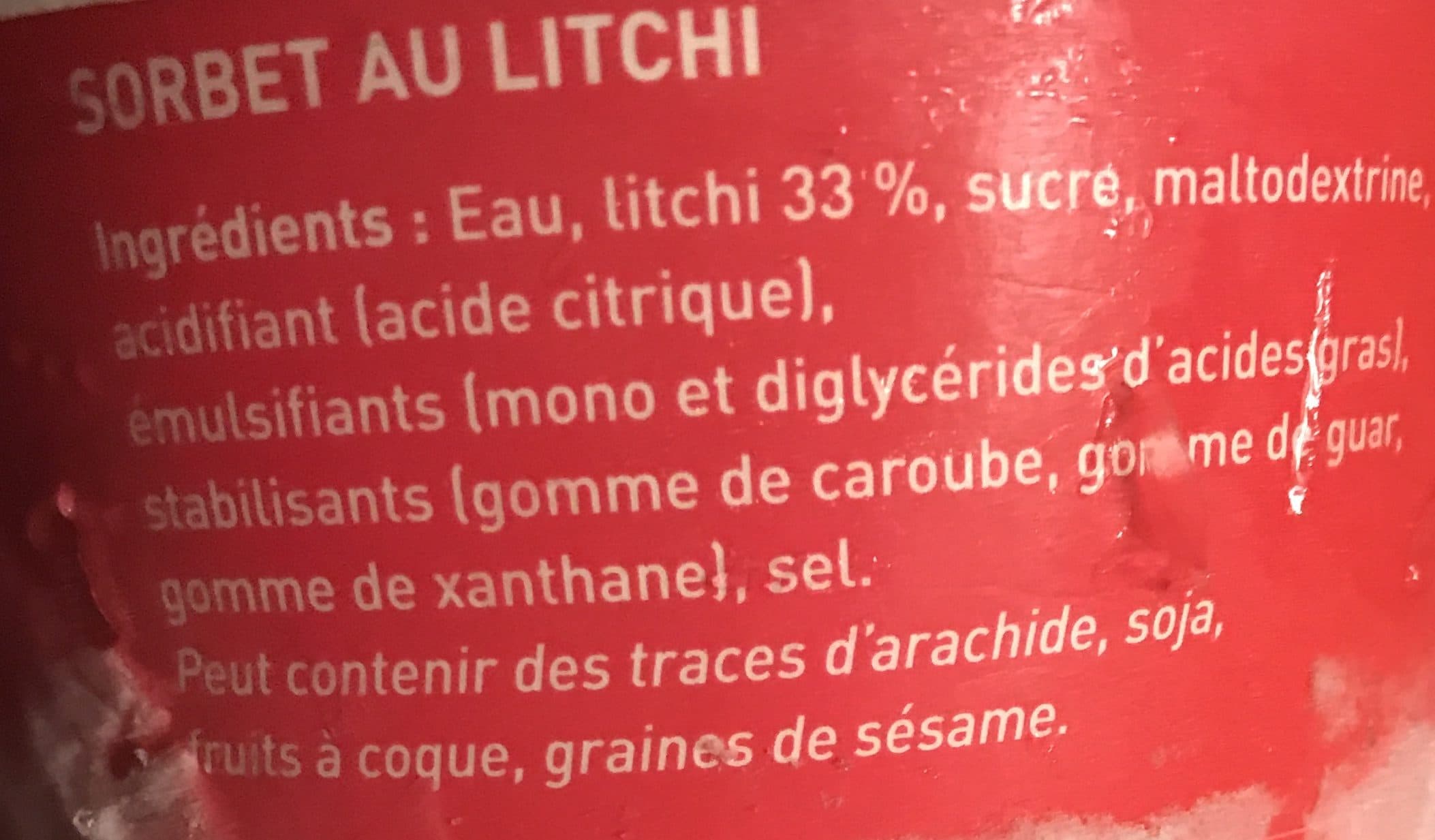 Wei Ming Sorbet litchi packshot