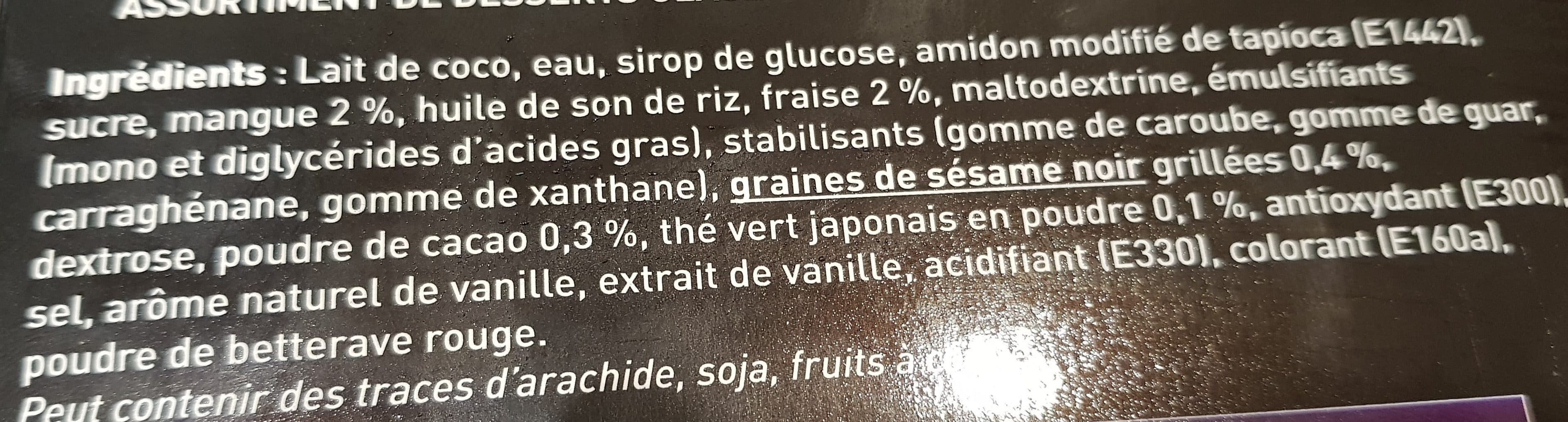 Wei Ming Assortiment de Mochis Glacés : Vanille, Mangue, Fraise,Cacao, Thé Vert, Sésame Noir packshot