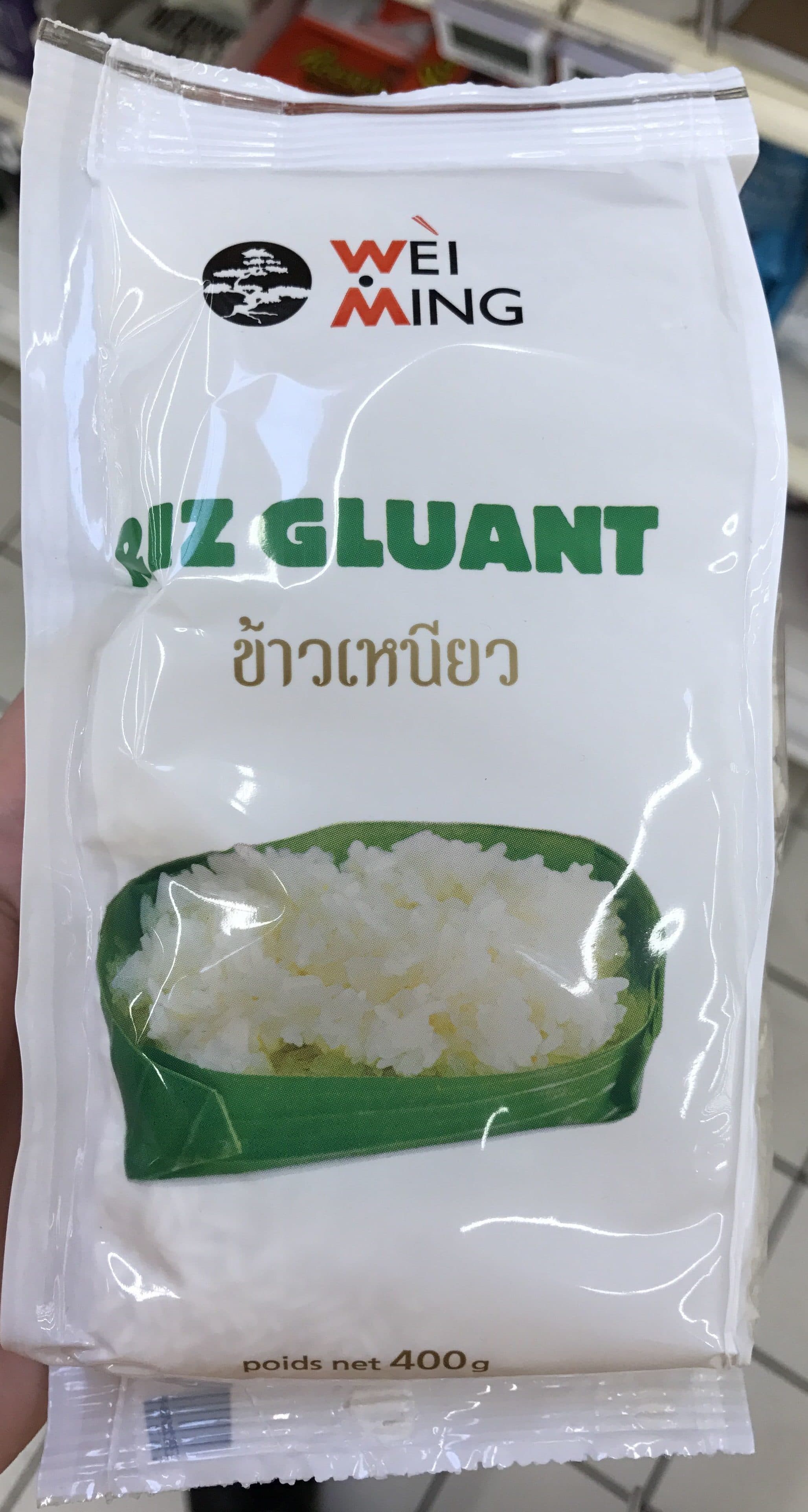 Wei Ming Riz gluant packshot