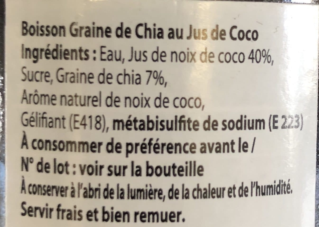 Jus Cool Chia Seed packshot