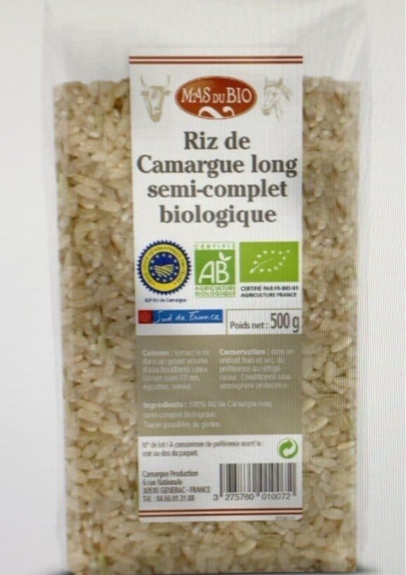 Mas du Bio Riz de camargue semi complet packshot