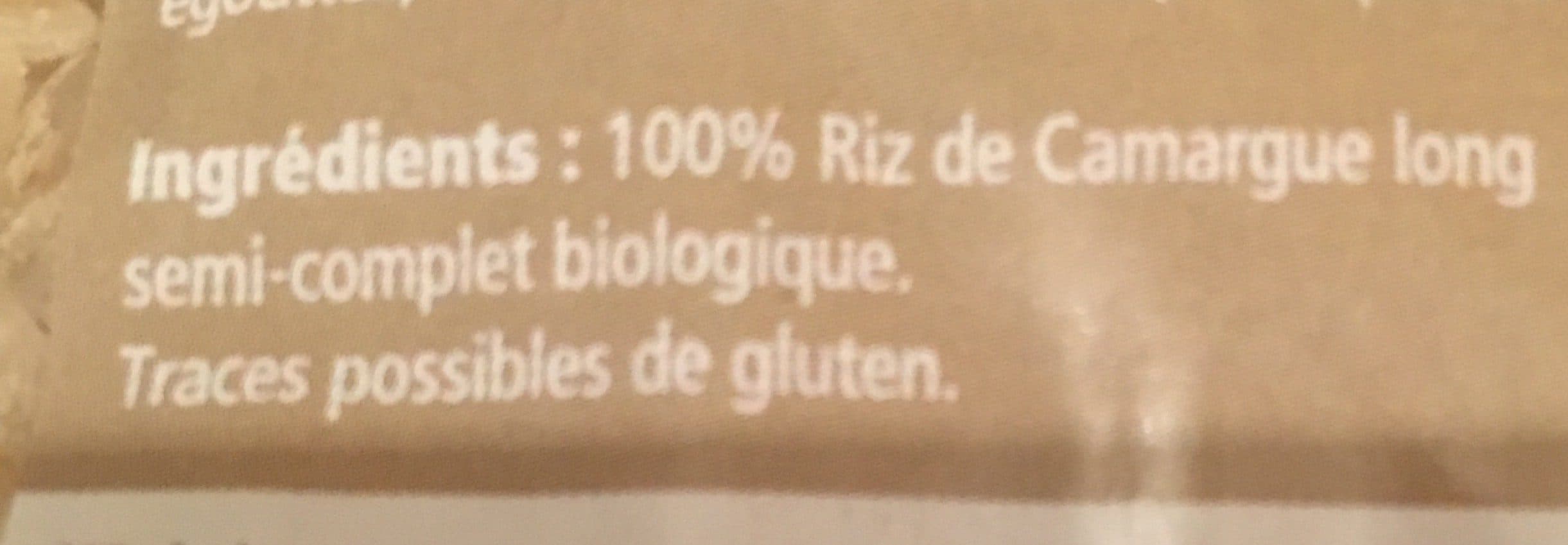 Mas du Bio Riz de camargue semi complet packshot