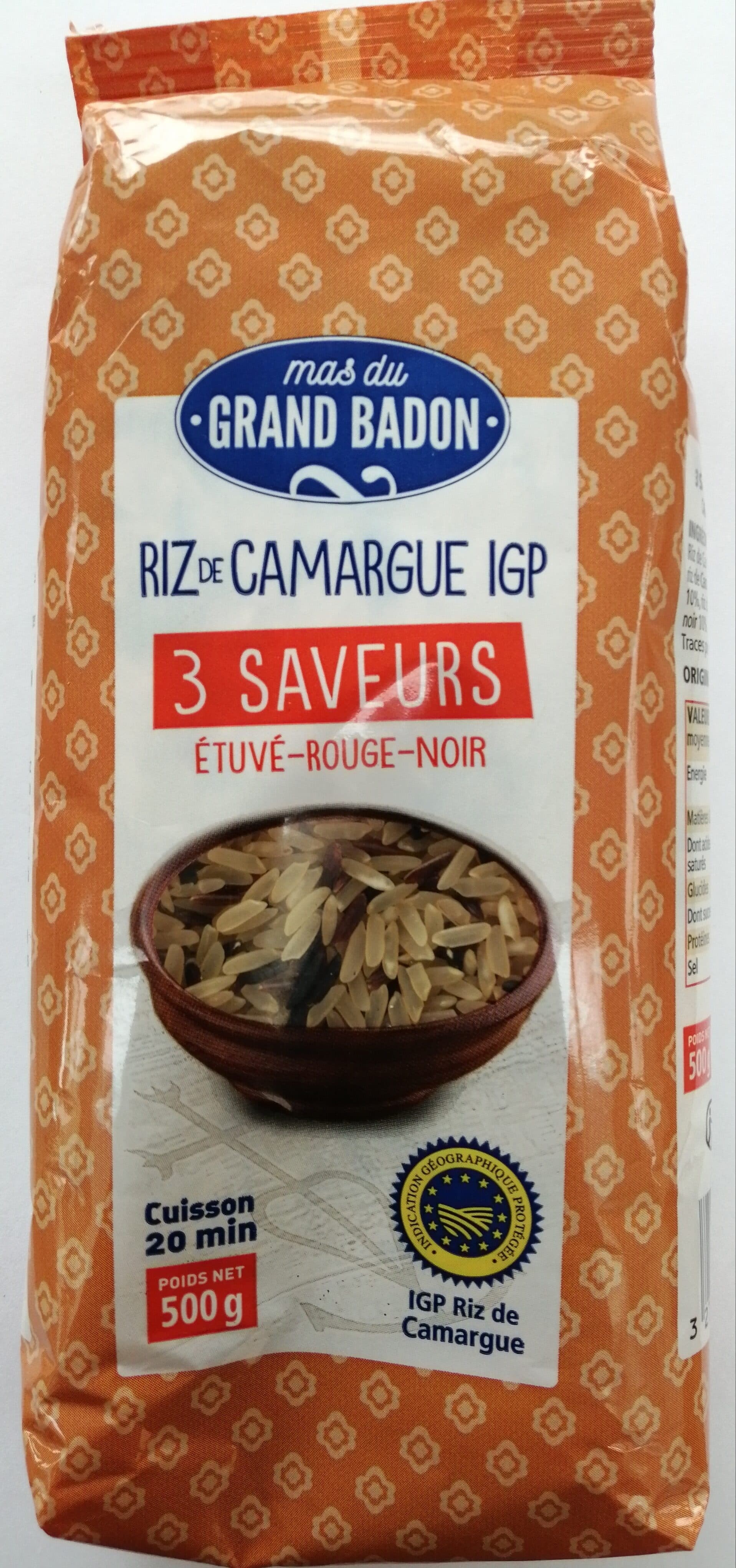 Grand Badon Riz 3 saveurs packshot