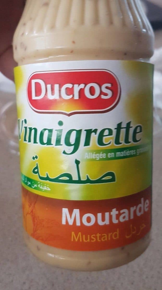 Ducros Vinaigrette allegee en matieres grasses moutarde packshot