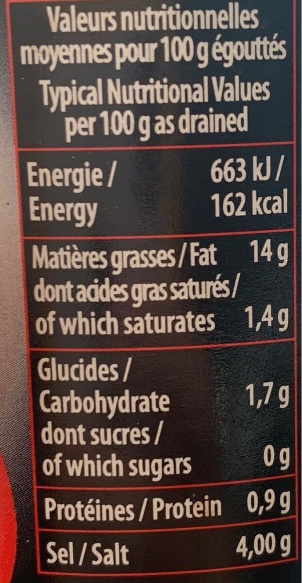 Ducros Olives noires confites dénoyautées packshot