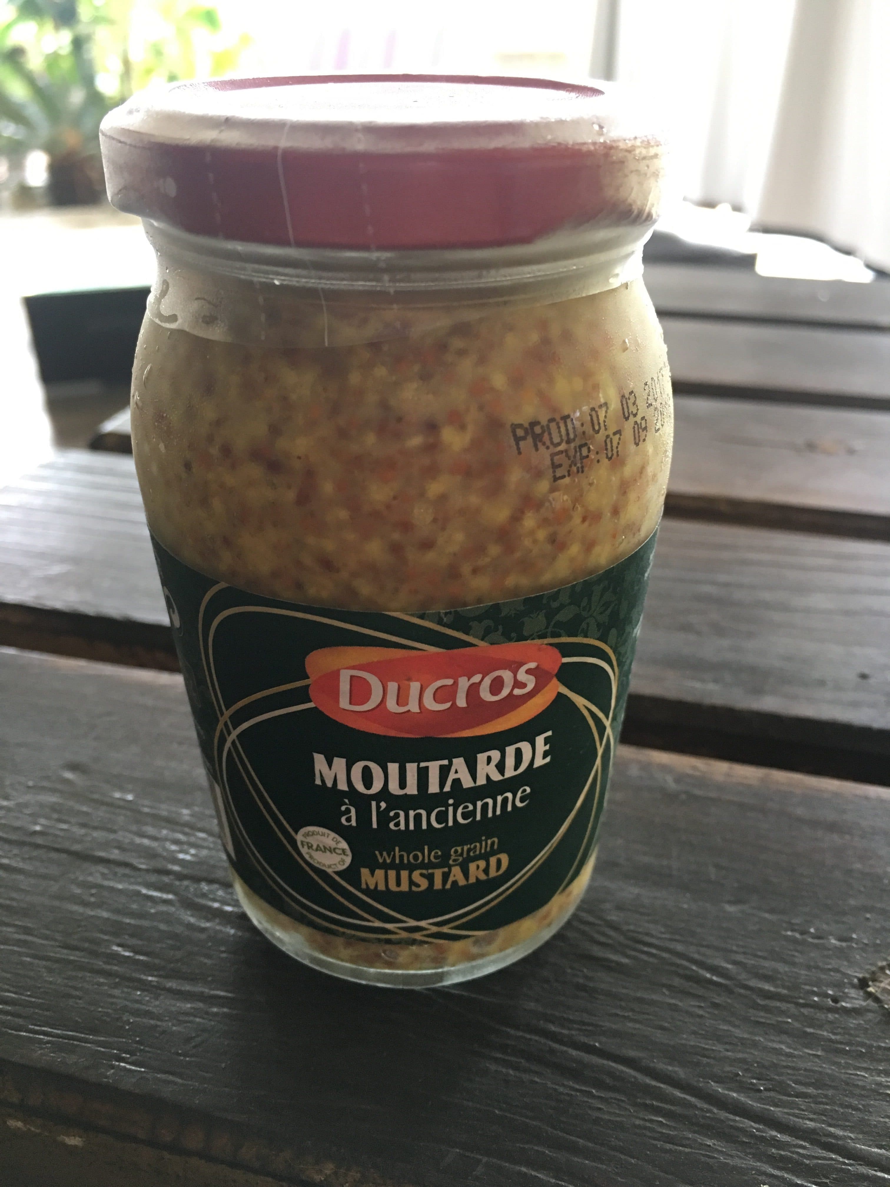 Ducros Moutarde à l'ancienne packshot