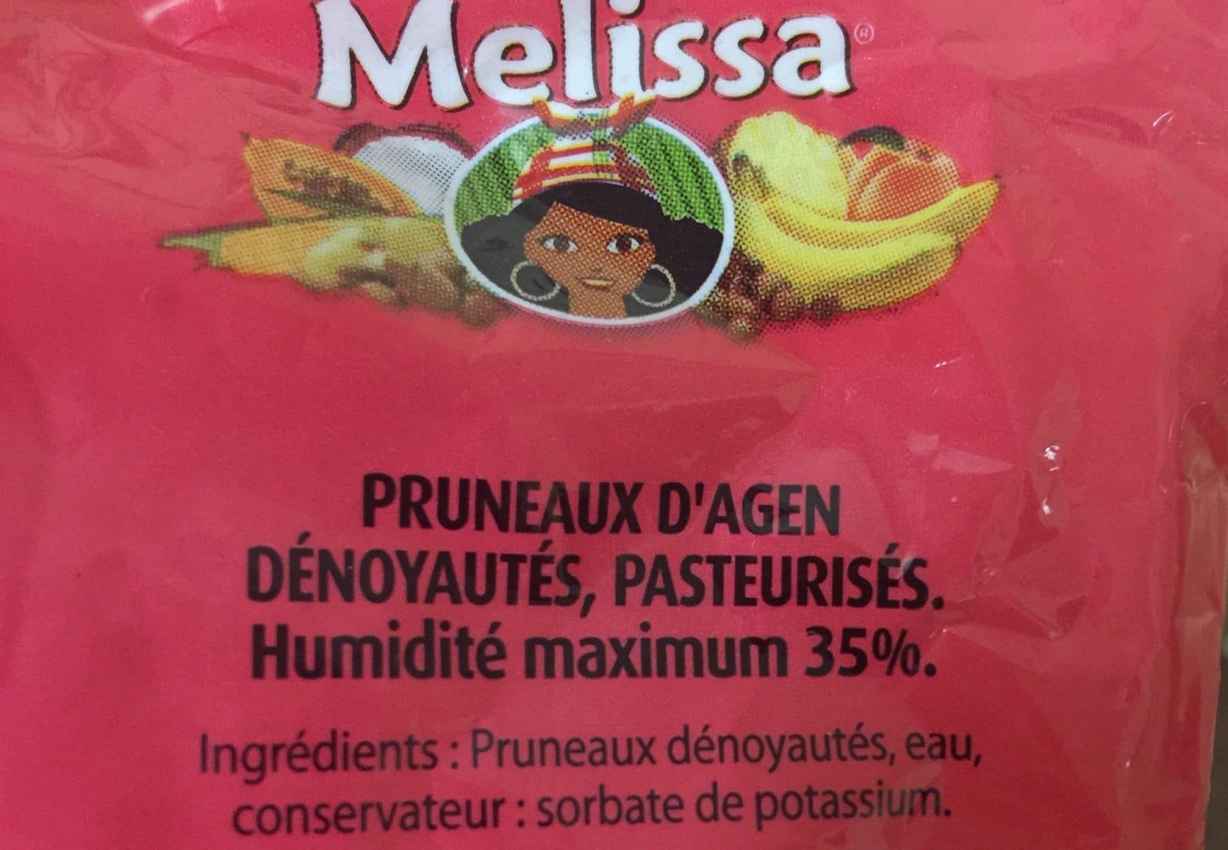 Melissa Pruneaux d'agent denoyautés packshot