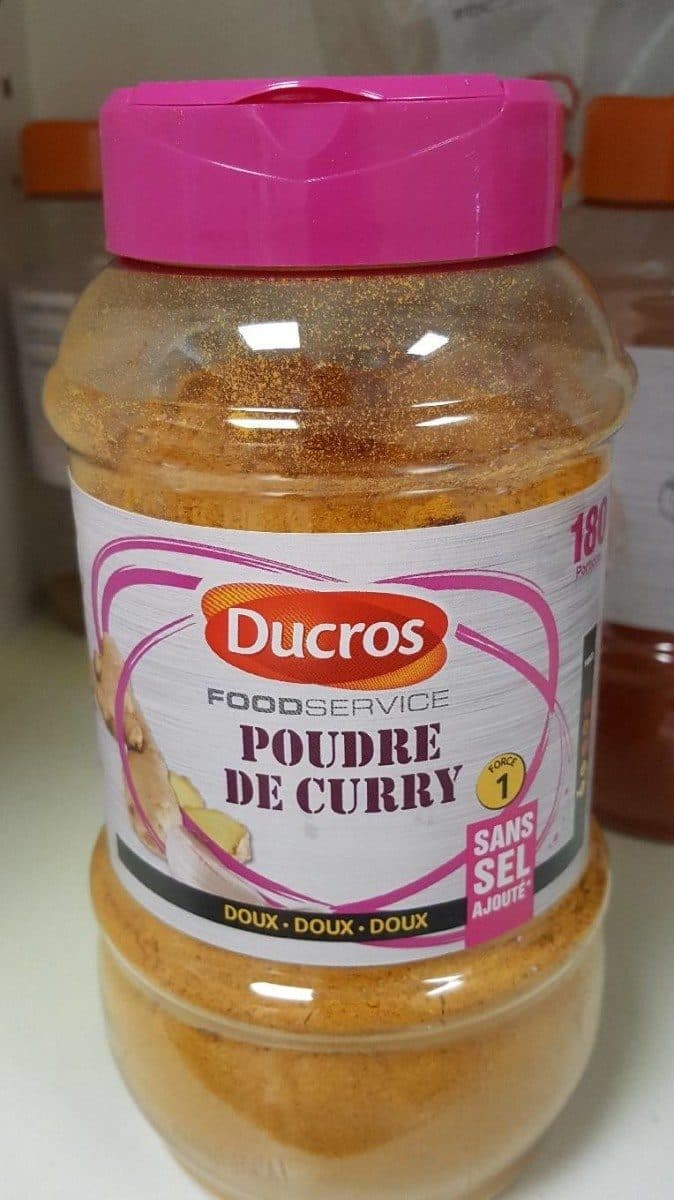Ducros Curry En Poudre Sans Sel Ajouté packshot