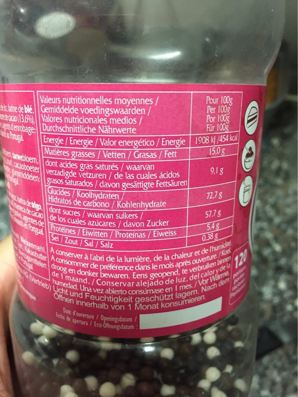 Vahiné 400G Perles 3 Chocos Vahine packshot