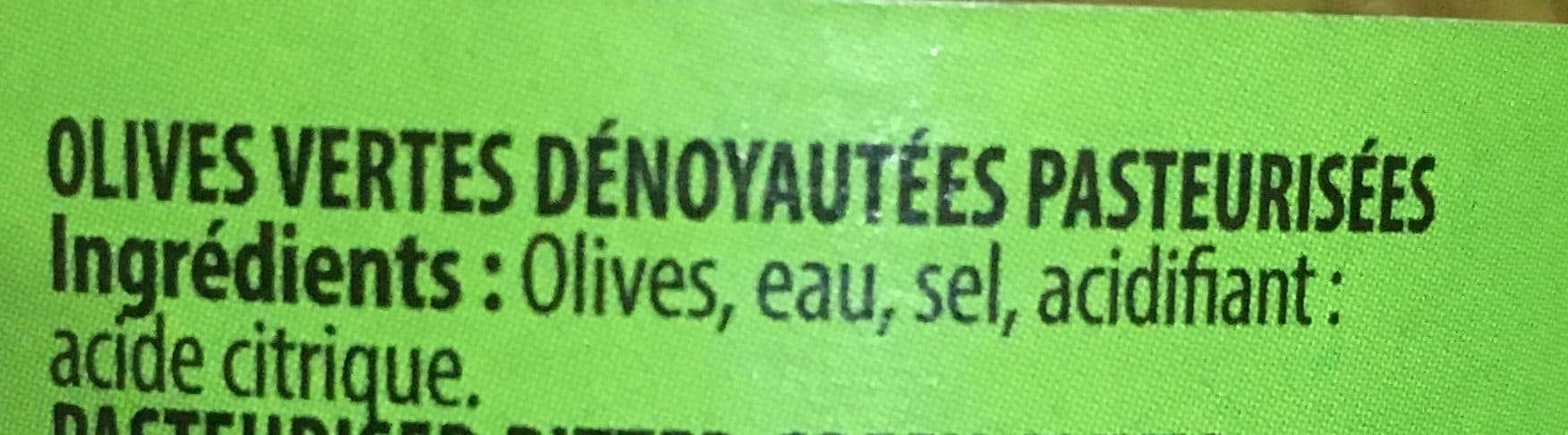 Ducros Pitted Green Olives Ducros 37ci packshot