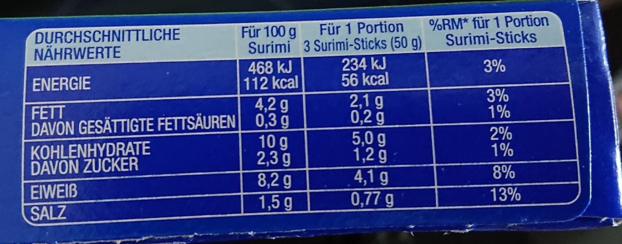 Coraya Surimi Sticks Ready To Eat packshot