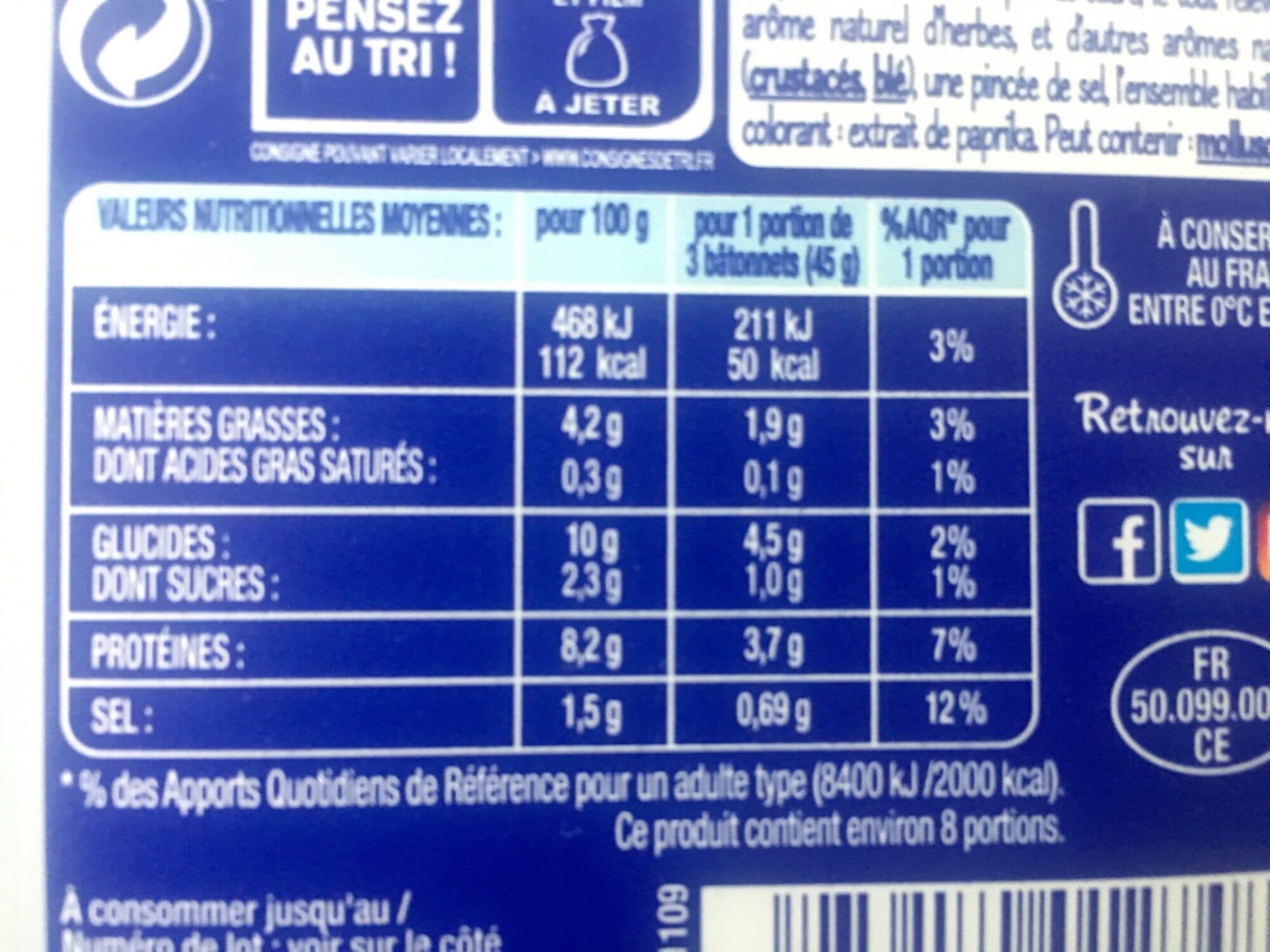 Coraya L'Original Bâtonnet de Surimi packshot