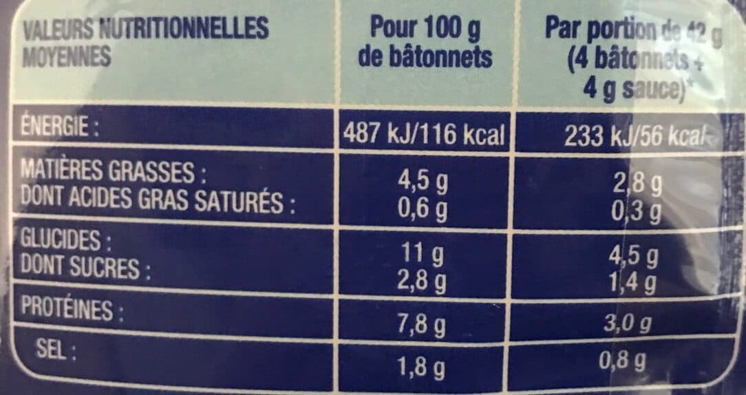 Coraya Baton de surimi packshot