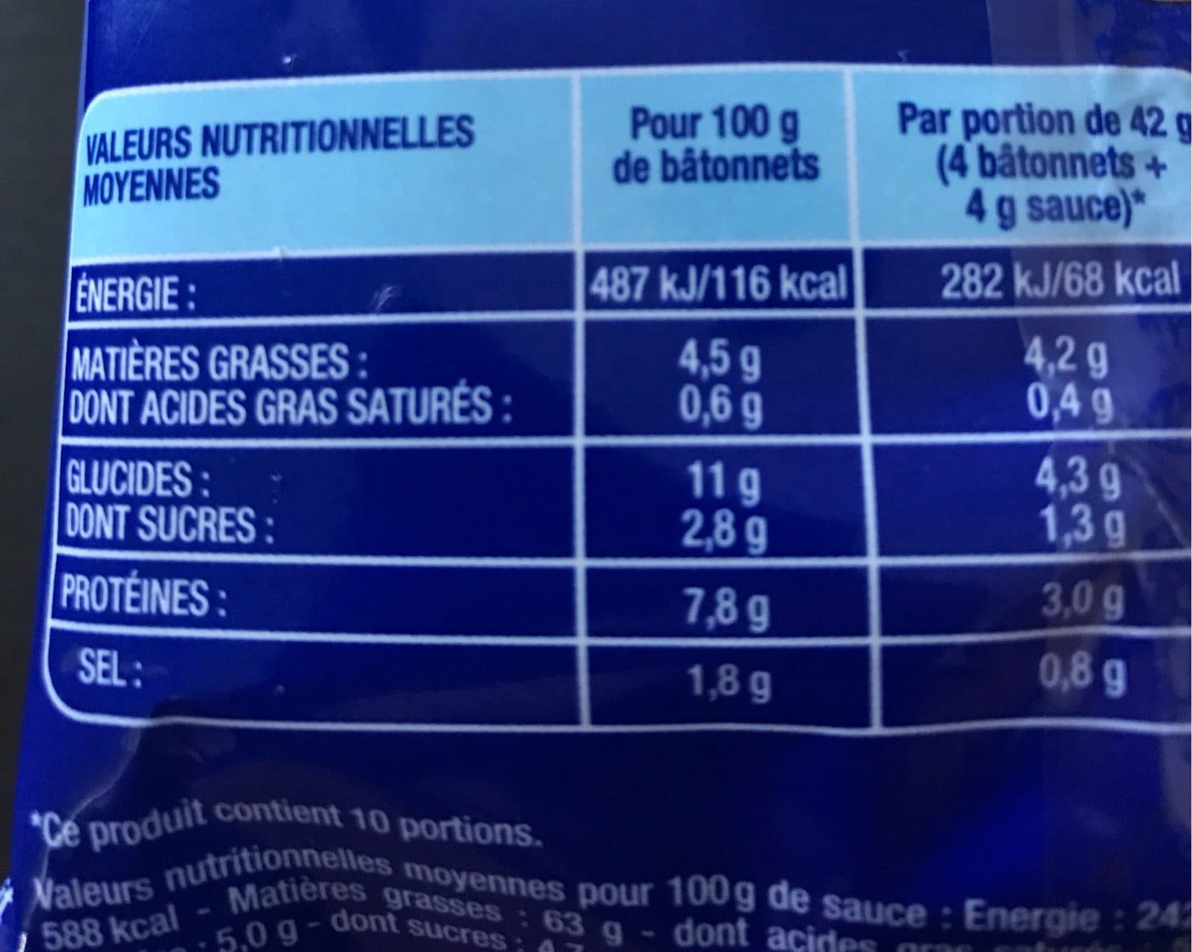 Coraya Surimi avec 1 sauce cocktail packshot