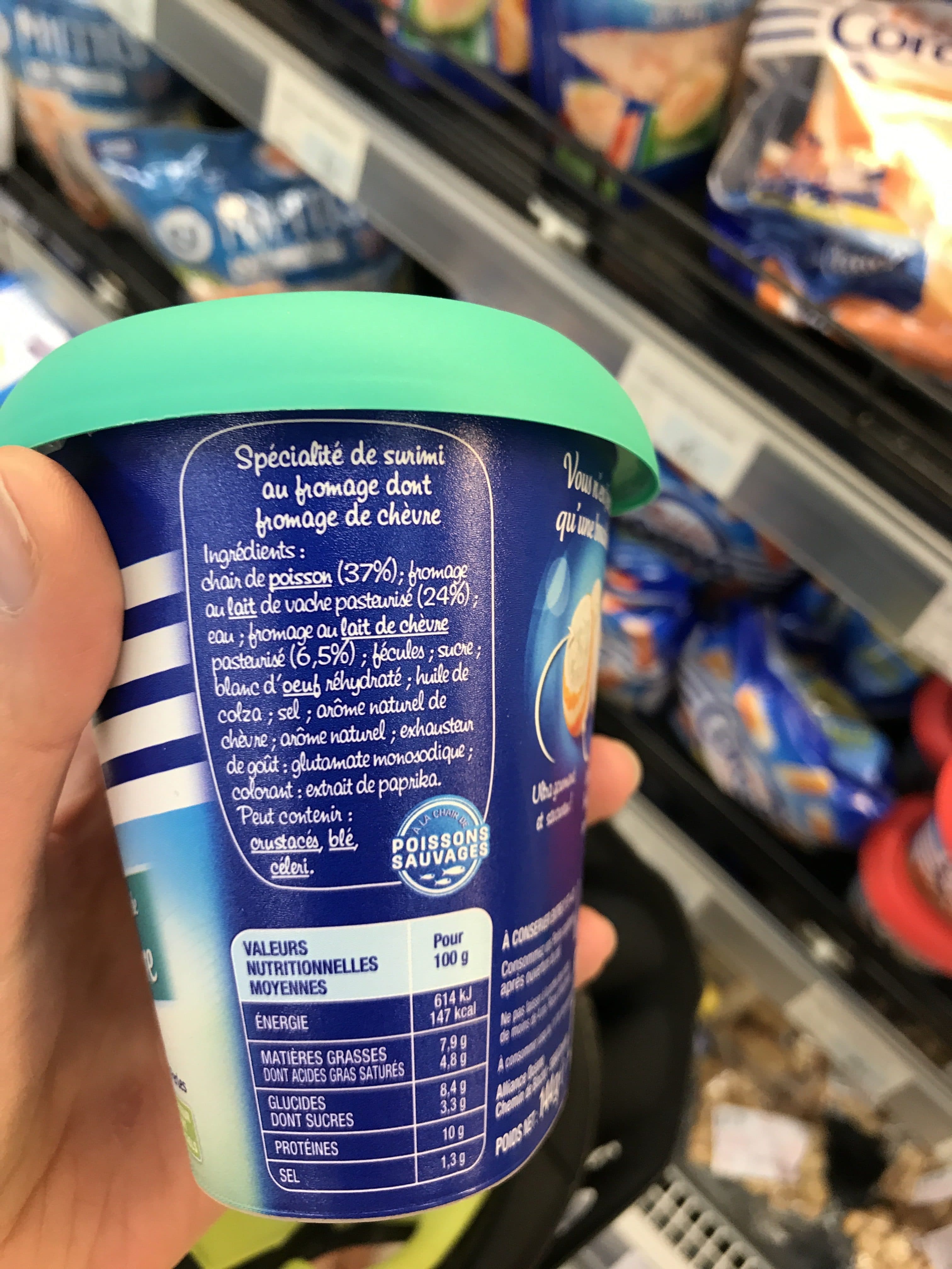 Alliance Océane Les perles au fromage de chèvre packshot