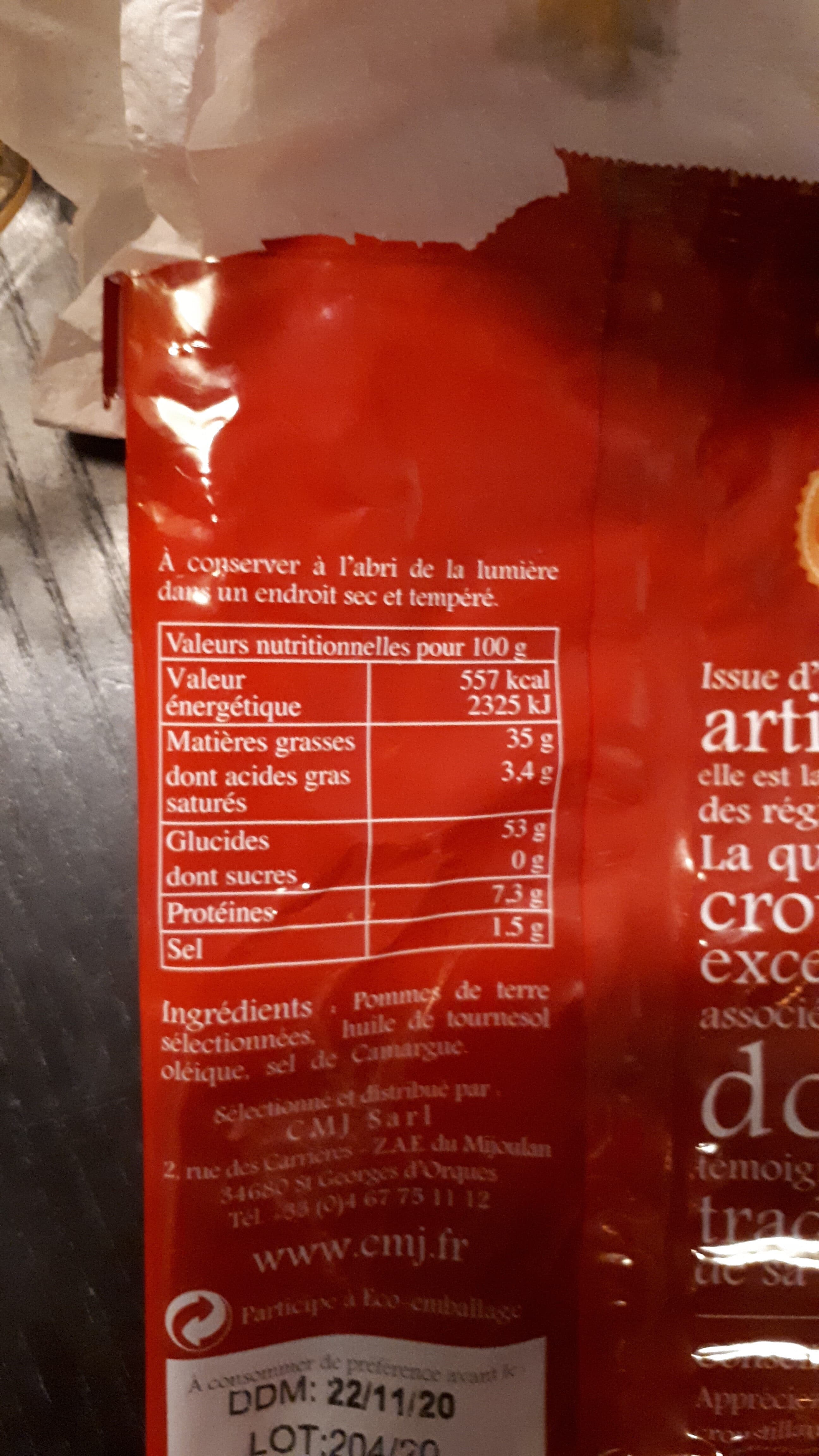 Open Food Facts Chips Blondy packshot