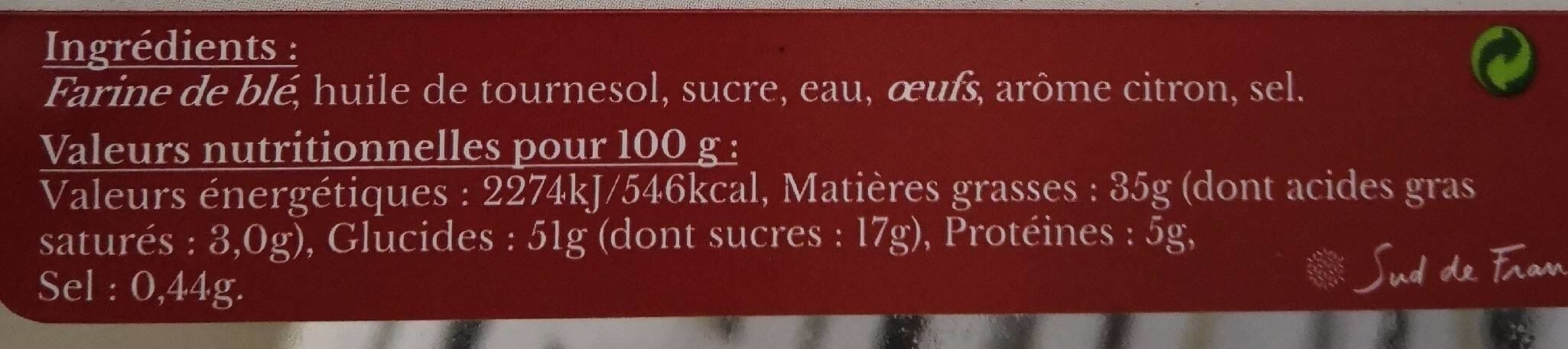 Les Biscuits De Mel Oreillettess Au Languedoc packshot