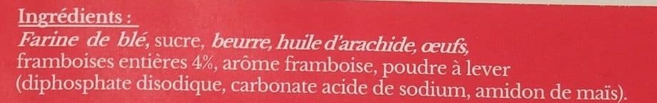 Les Biscuits de Mél Le framboisier barquette packshot