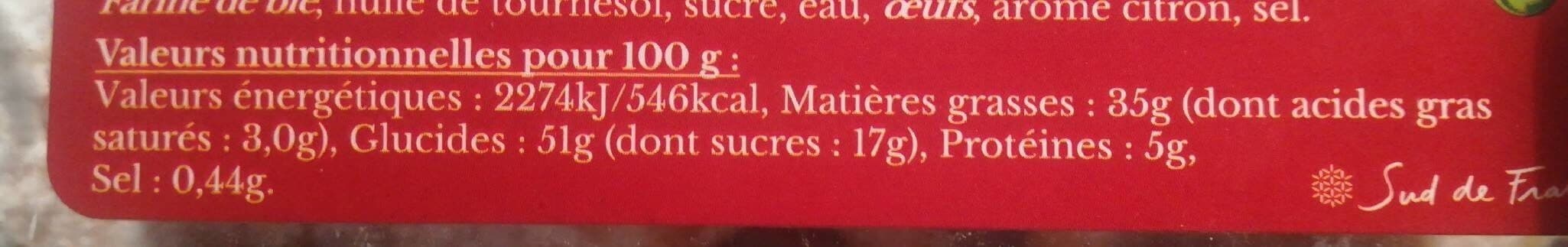 Les biscuits de Mél L'oreillette du Languedoc packshot