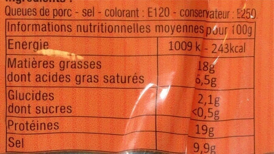 Leader Price Queues de porc packshot
