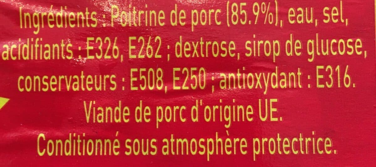 Open Food Facts Lardons fumés packshot