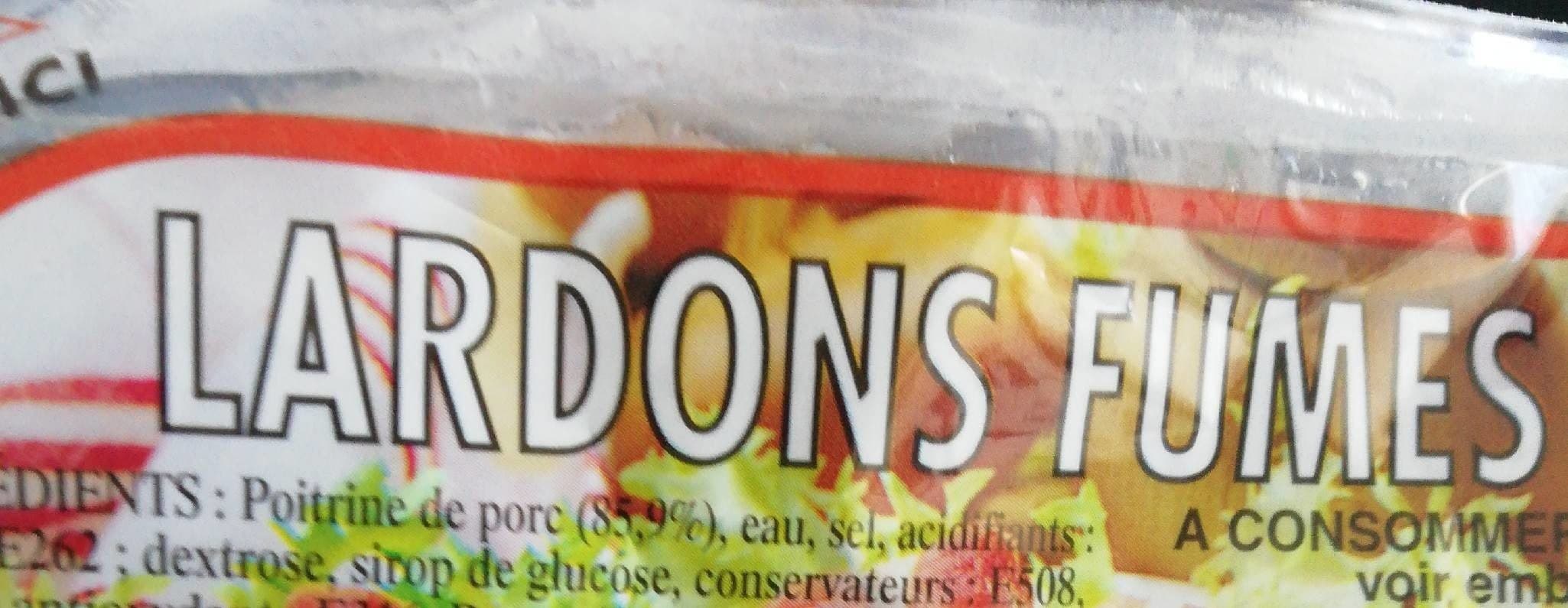 Open Food Facts Lardons Allumettes Fumés packshot