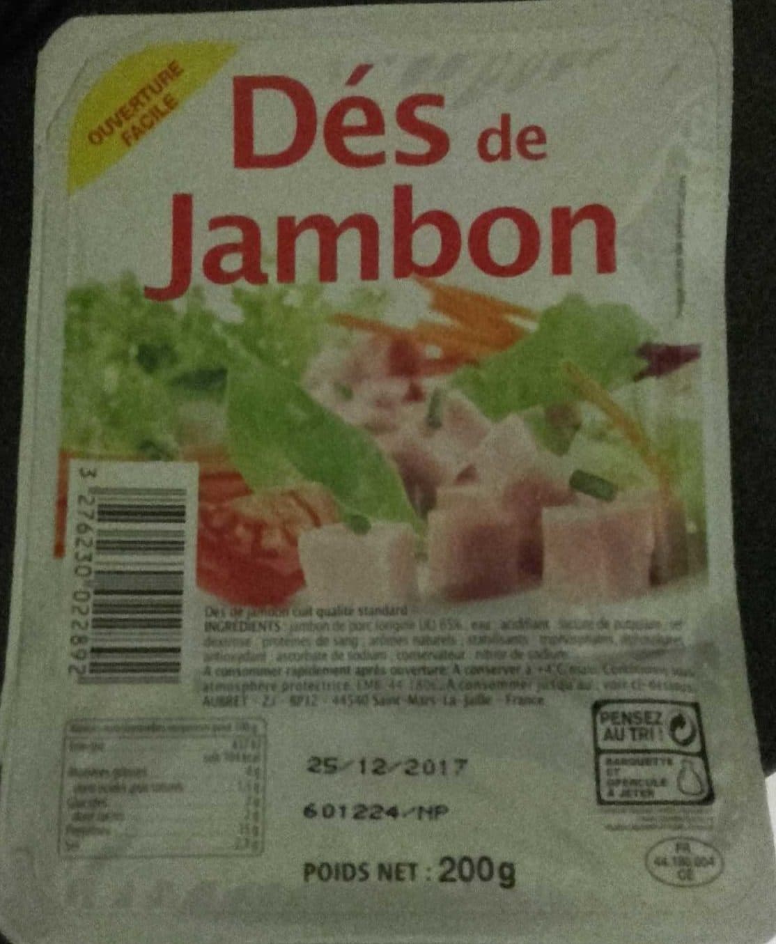 Sans marque Dés de Jambon packshot
