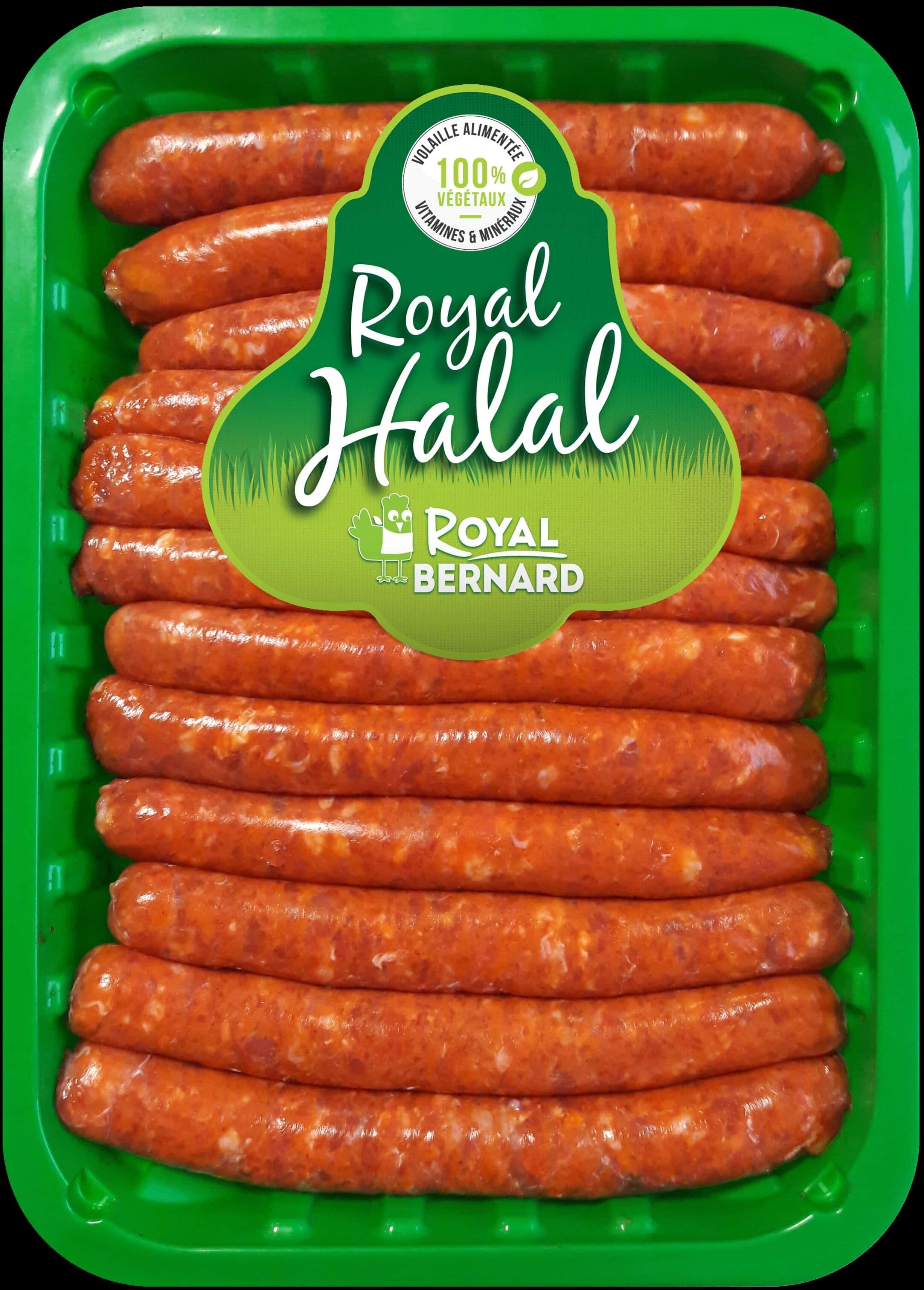 Royal Bernard 12 Merguez 100% volaille Halal packshot