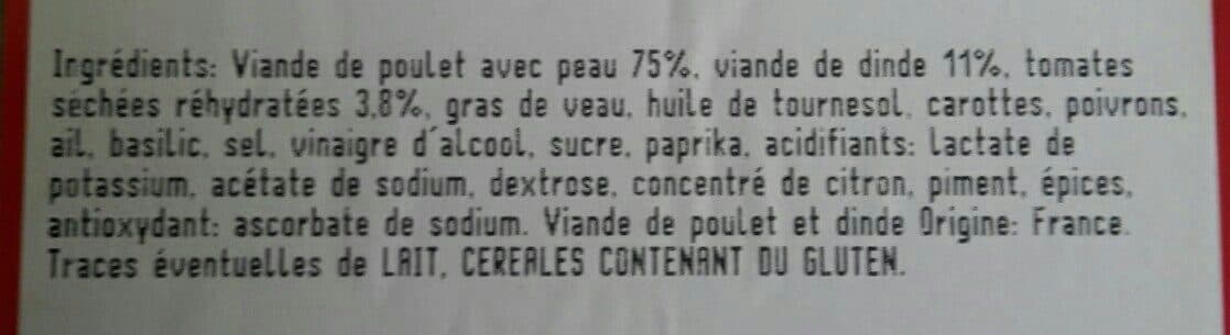 Open Food Facts P'tits farcis de poulet à la provençale packshot