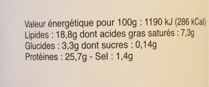 Open Food Facts Confit de canard packshot