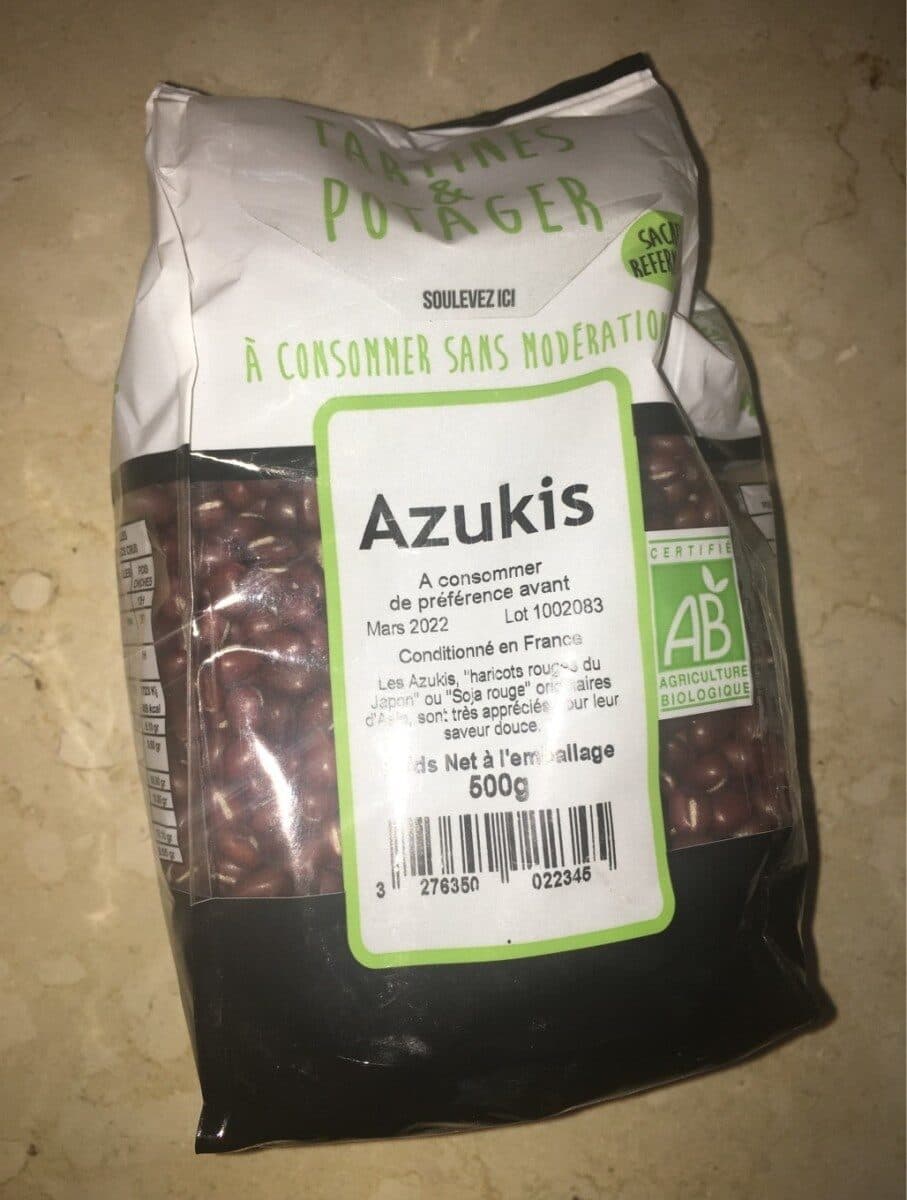 Tartines & Potager Azukis packshot