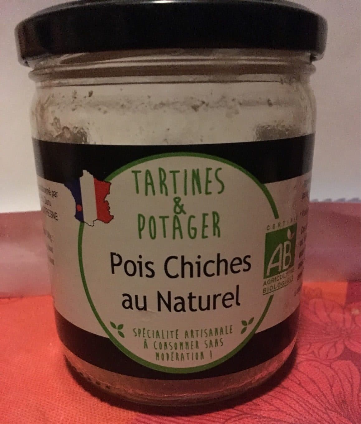 Tartine & Potager Pois Chiches au Naturel packshot