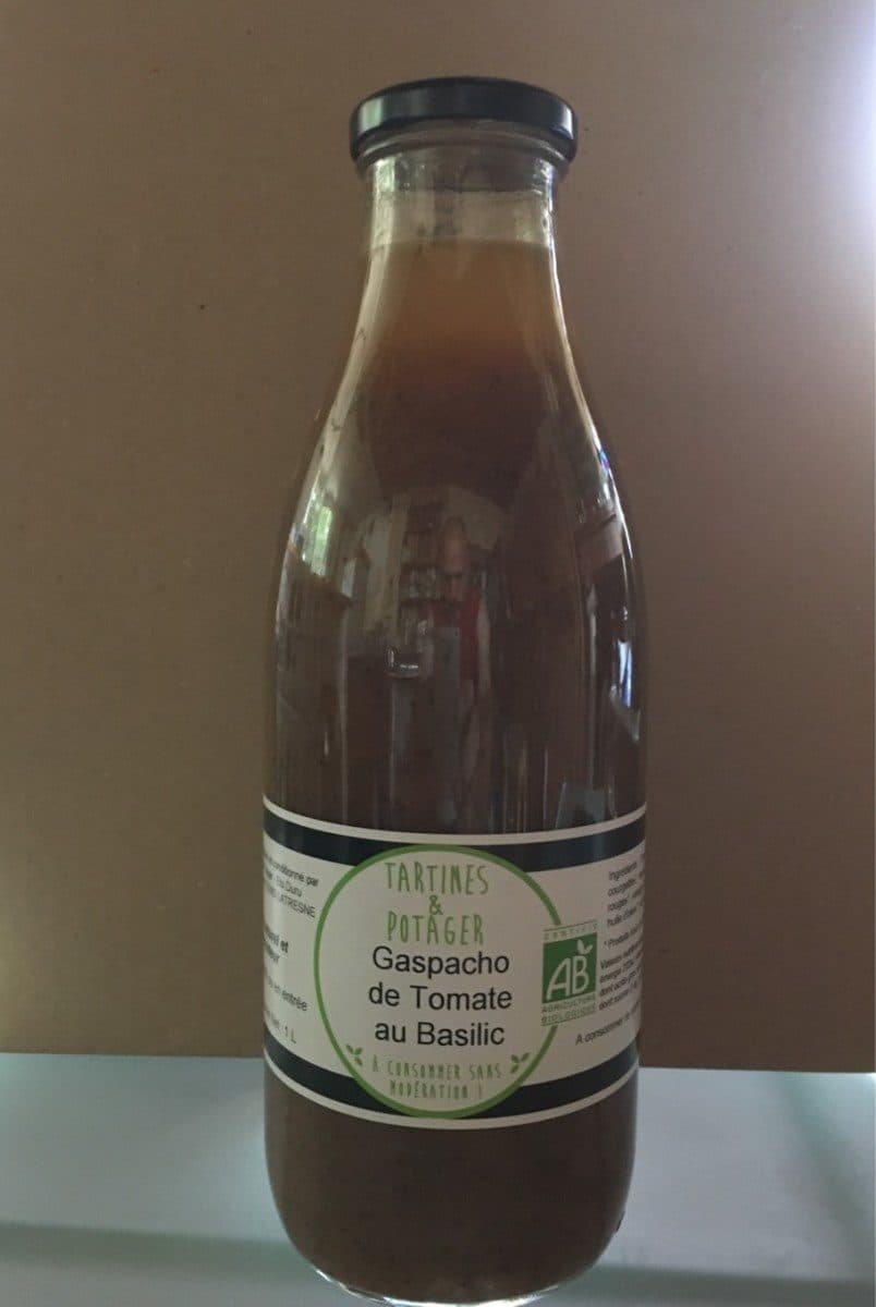 Open Food Facts Gaspatcho de tomate au basilic packshot