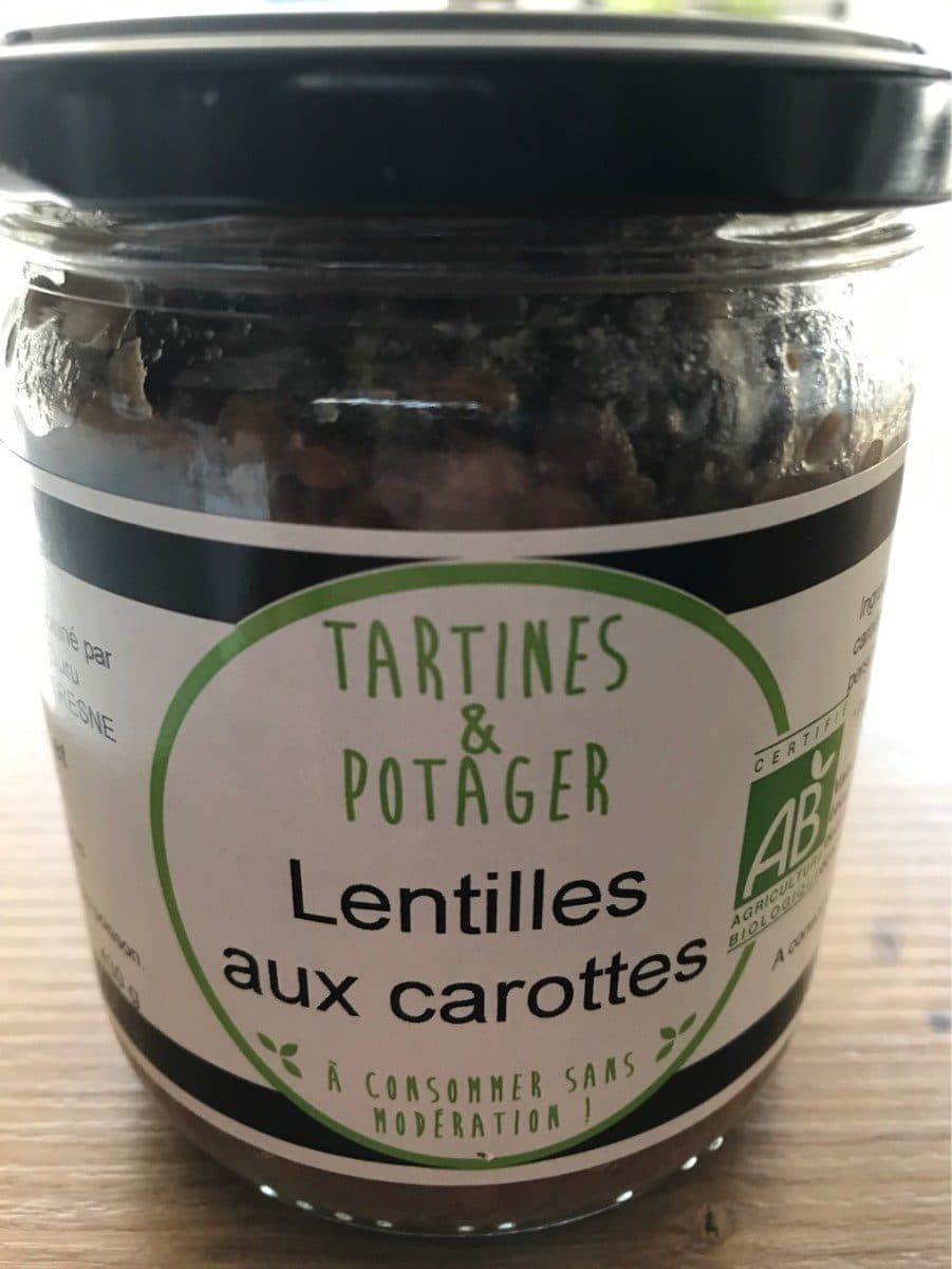 Open Food Facts Lentilles aux carottes packshot