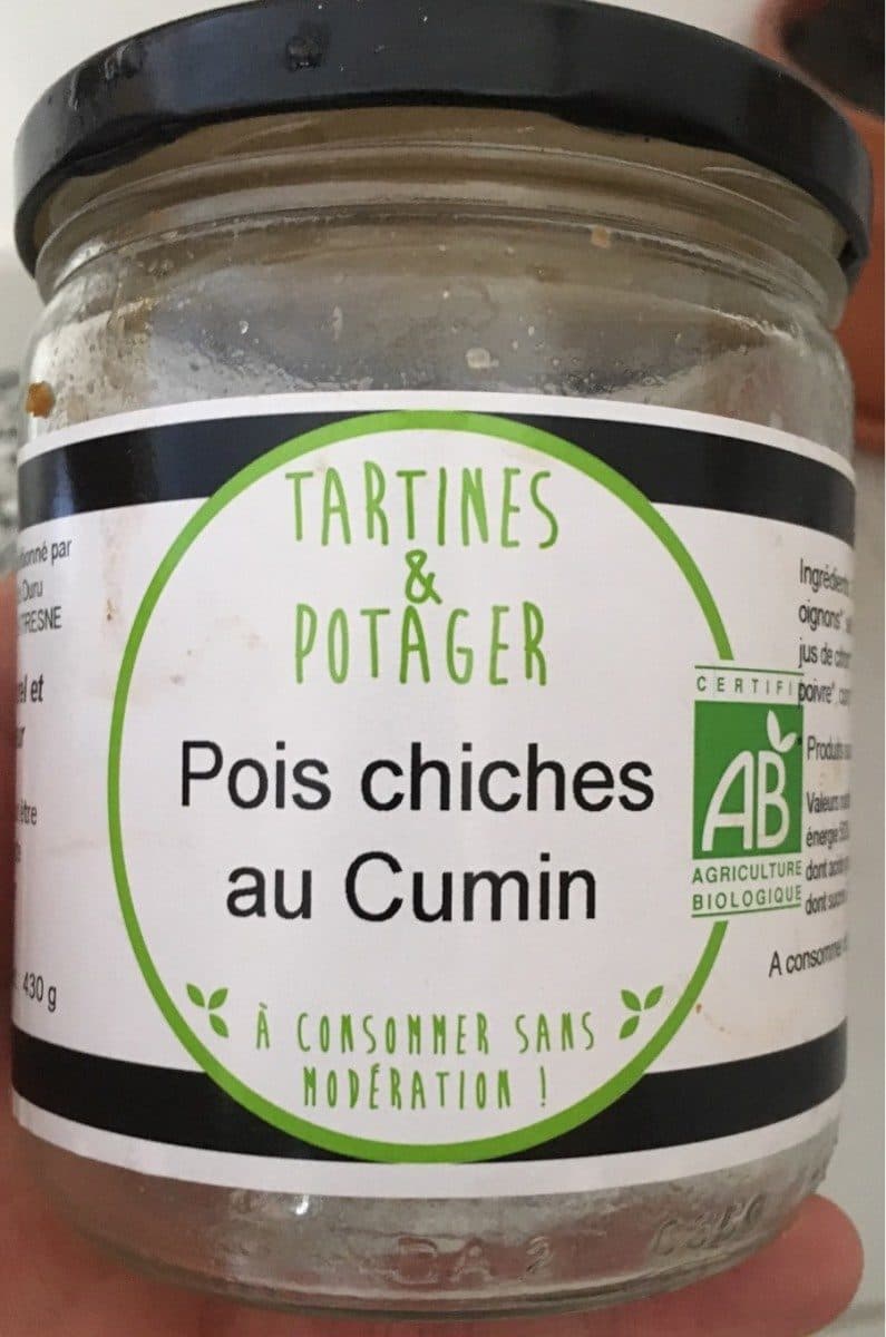 Open Food Facts Pois chiche au cumin packshot