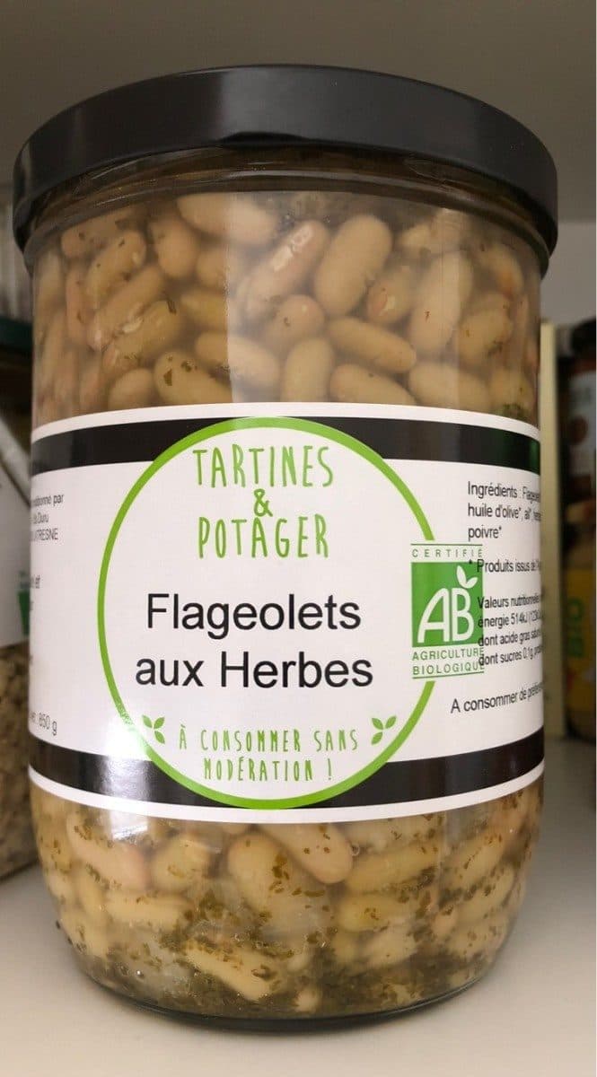 Open Food Facts Flageolets aux herbes packshot