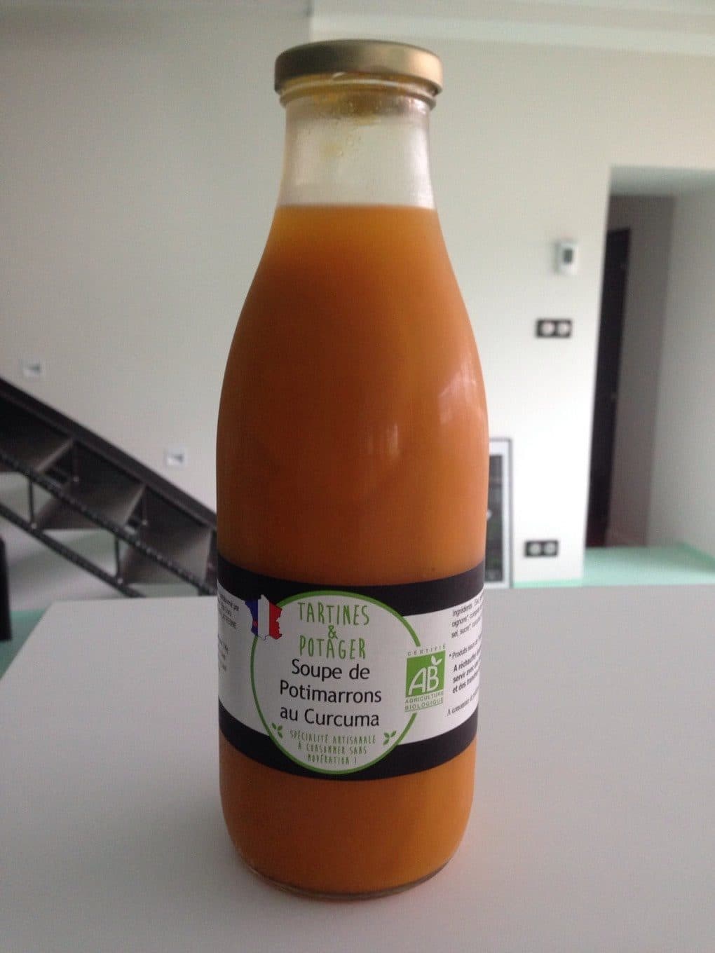 Tartines & Potager Soupe de potimarrons au curcuma packshot