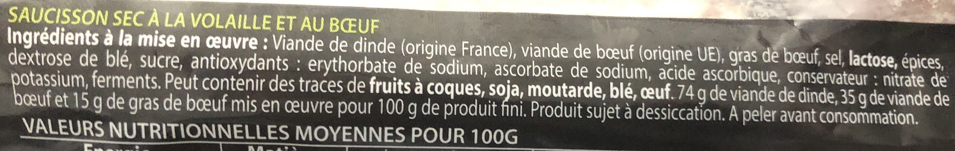 Open Food Facts Saucisson sec packshot