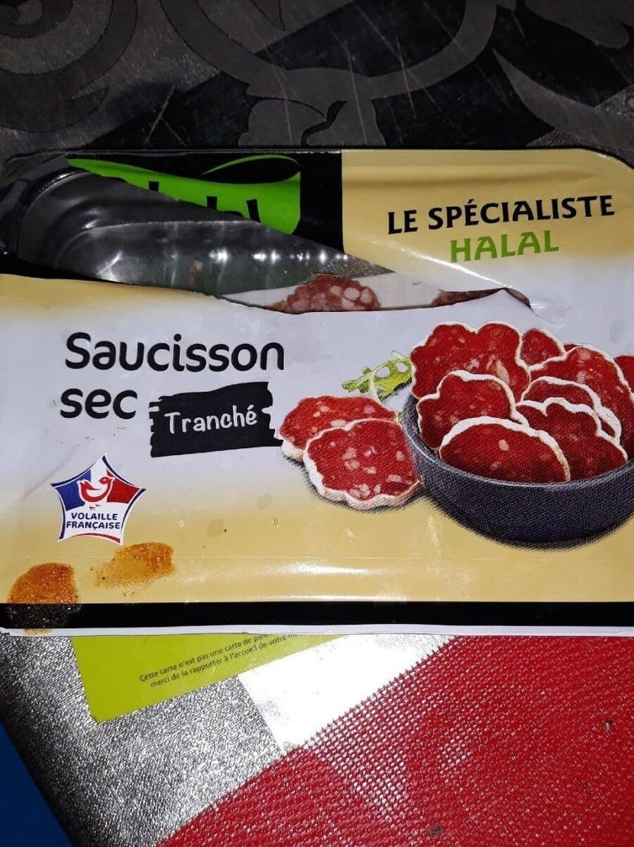 Open Food Facts Saucisson sec tranché packshot