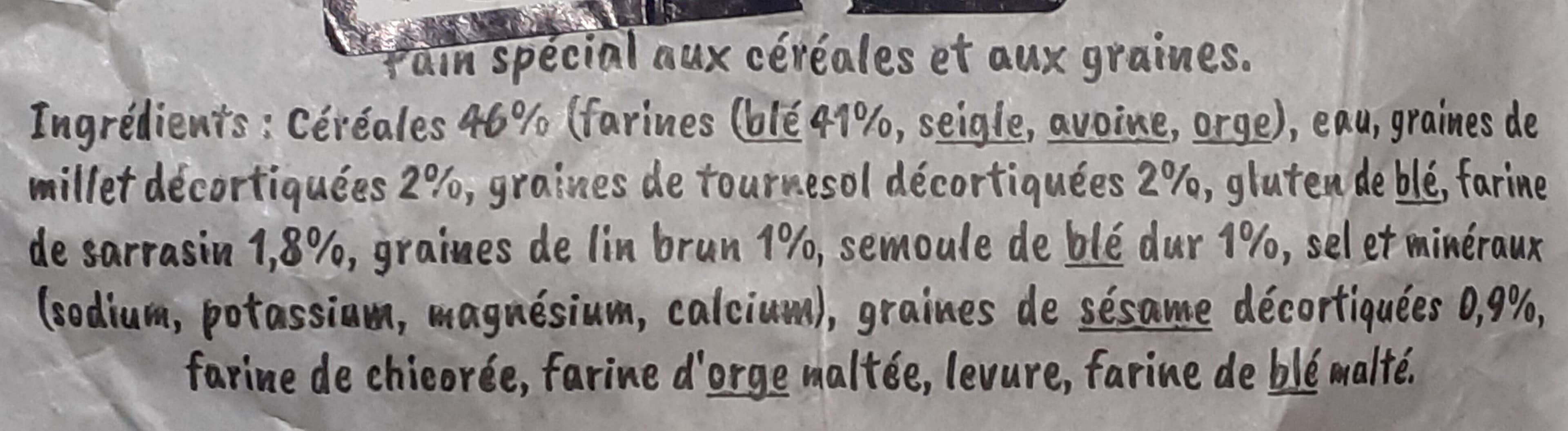 Carrefour Pain Céréales packshot
